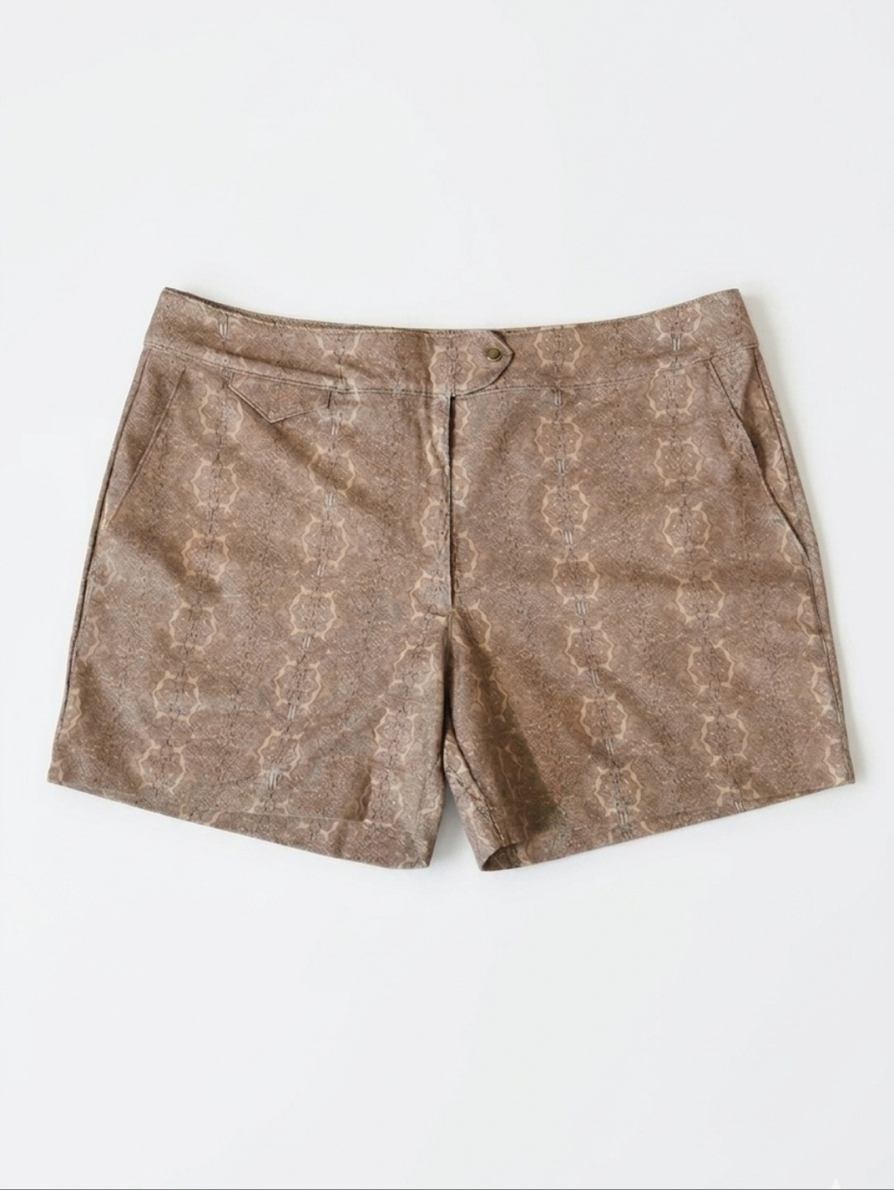 ​Nike Golf Dri-FIT UV Victory Printed Shorts Tan Gold Geometric